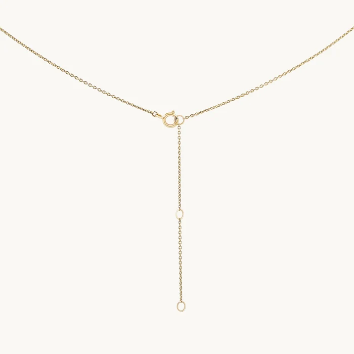 Classic Cable Chain in 10k yellow gold, alternate angle detail view 2