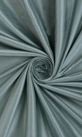 Shantung Silk Home Décor Fabric By the Metre (Steel Blue/ Grey)