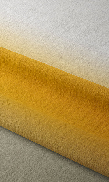 3-Tone Ombre Curtains (Yellow/ Beige) Extra Long Short Wide