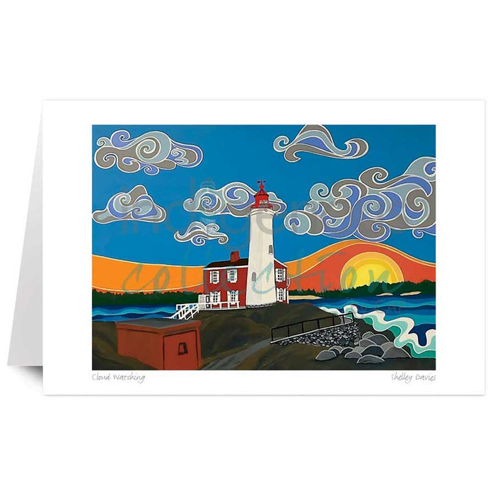Shelley Davies Cloud Watching Art Card | Native Art Canada