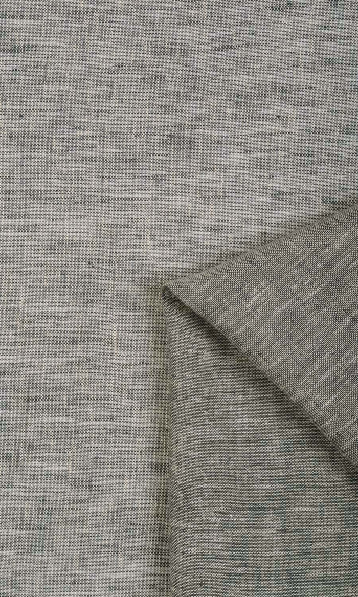 Sheer Linen Pinch Pleat, Rod Pocket, Eyelet Curtains (Grey)