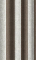 Geometric Print Drapery (Brown/ White)