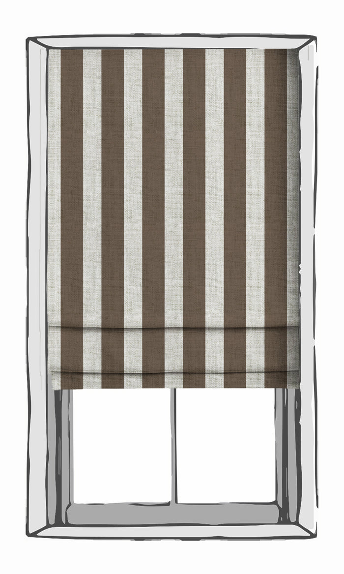 Geometric Print Drapery (Brown/ White) Extra Long Short Wide