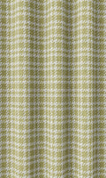 Check Print Drapes (Chartreuse Green/ White)