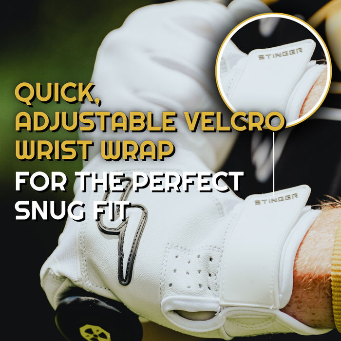 Color Crush Batting Gloves - Athletic Gold