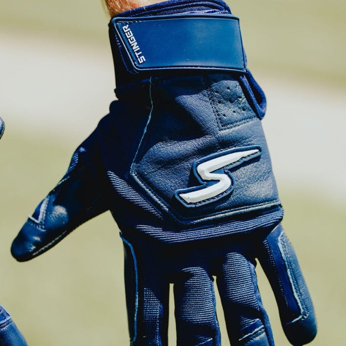 Color Crush Batting Gloves - Navy (Bee Logo)