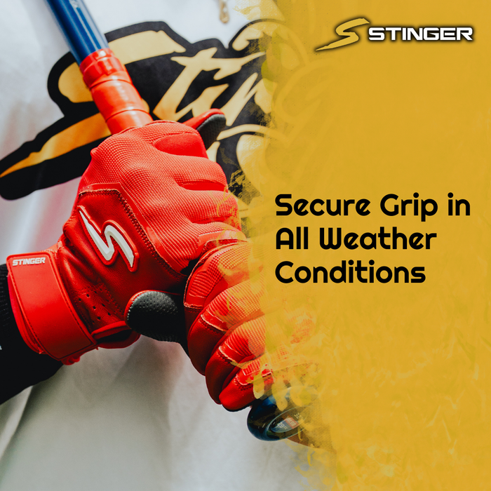 Color Crush Batting Gloves - Navy (Bee Logo)