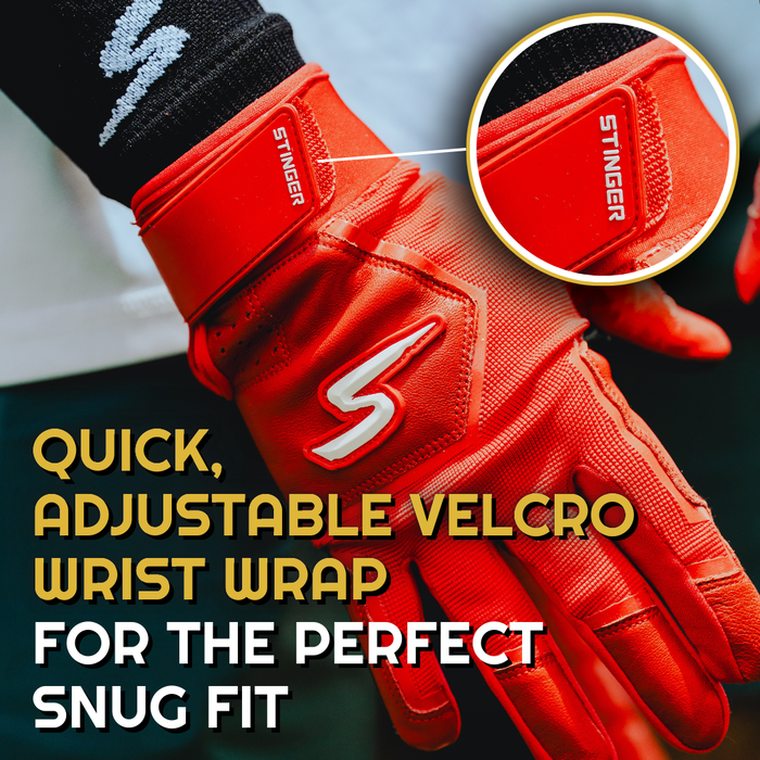 Color Crush Batting Gloves - Navy (Bee Logo)