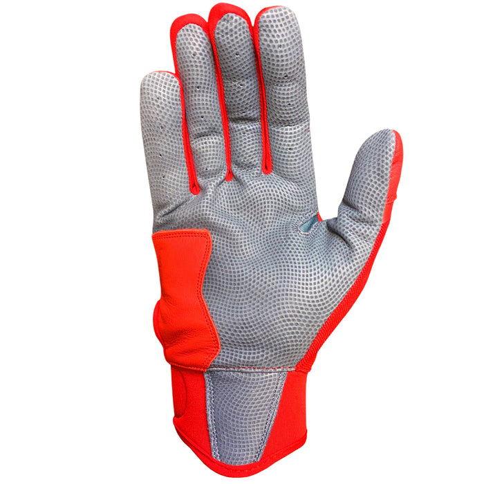 Color Crush Batting Gloves - Red (Bee Logo)