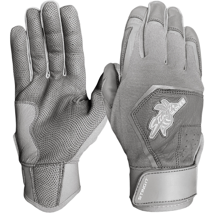 Color Crush Batting Gloves - Smoke Gray (Bee Logo)