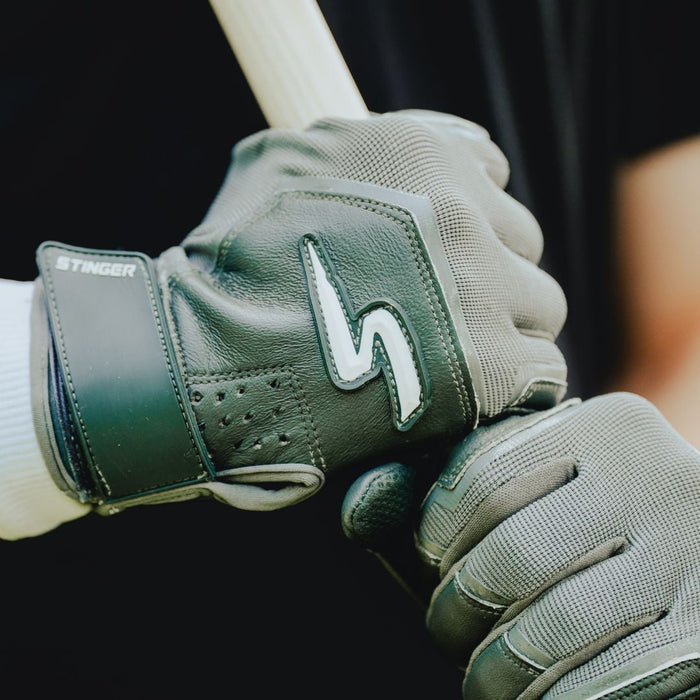Color Crush Batting Gloves - Smoke Gray (Bee Logo)