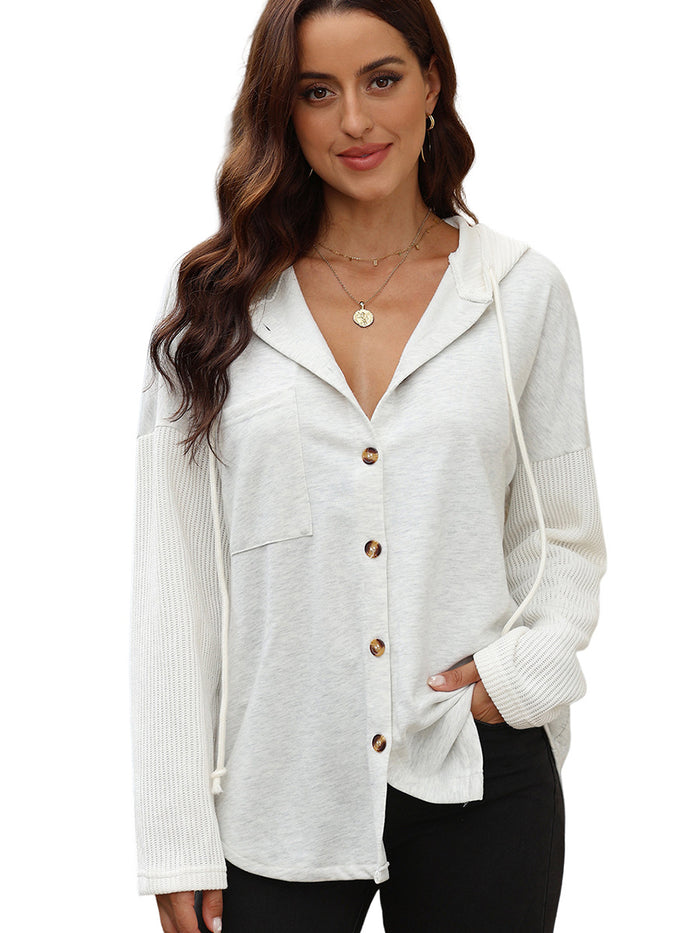 Contrast Colorblock Hoodie.