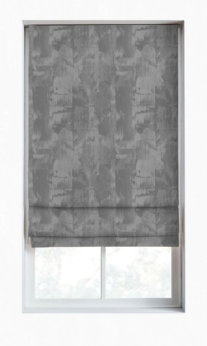 Room Darkening Striped Drapes (Grey)
