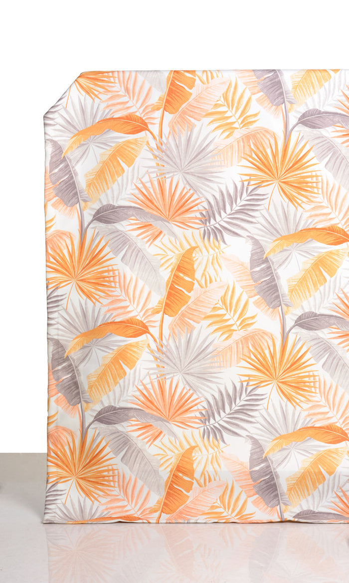 Botanical Floral Home Décor Fabric By the Metre (Yellow/ Orange)