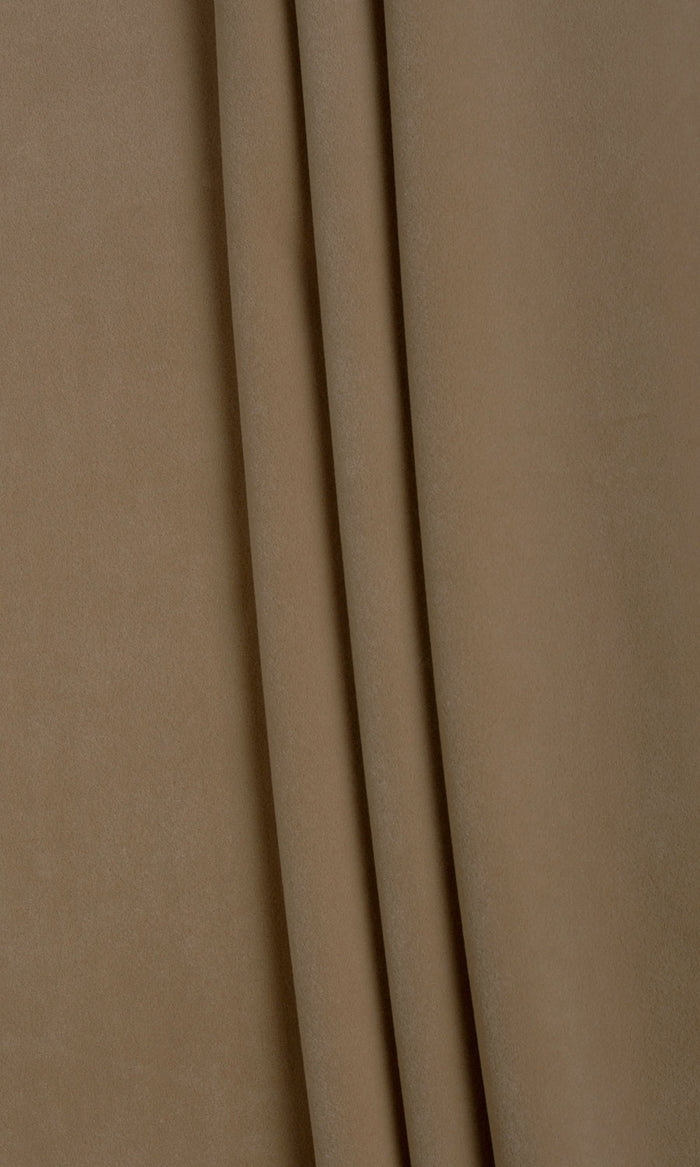 Velvet Pinch Pleat, Rod Pocket, Eyelet Curtains (Brown)