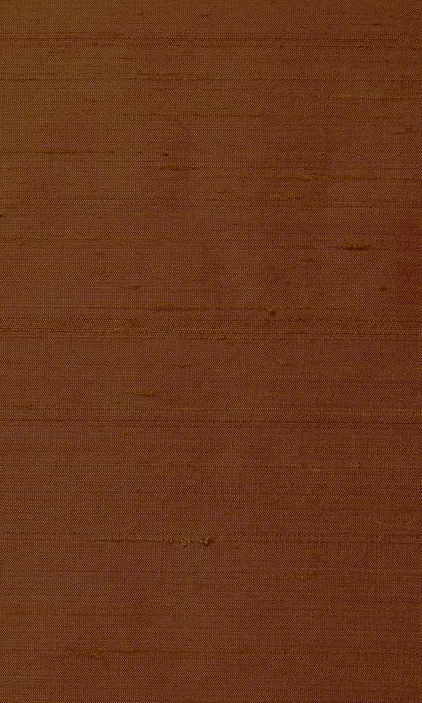 Pure Silk Pinch Pleat, Rod Pocket, Eyelet Curtains (Copper Orange)