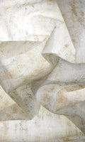Printed Sheer Home Décor Fabric By the Metre (Metallic Golden/ Yellow)