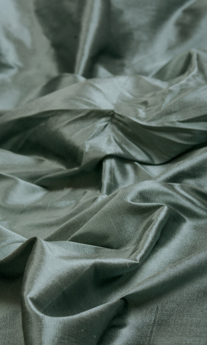 Shantung Silk Curtains / Drapes / Window Drapery Panels (Ocean/ Teal Blue)