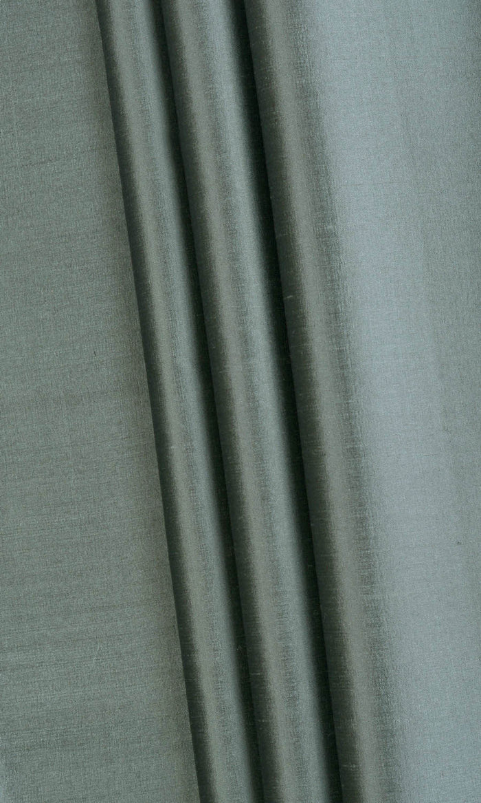 Shantung Silk Made-to-Measure Curtains (Ocean/ Teal Blue)