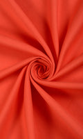 Cotton Blend Curtains (Orange/ Red)