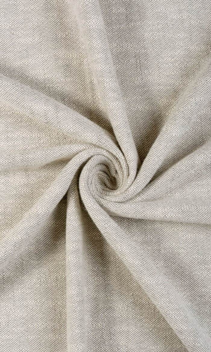 Plain Cotton Curtains / Drapes / Window Drapery Panels (Grey/ Beige)