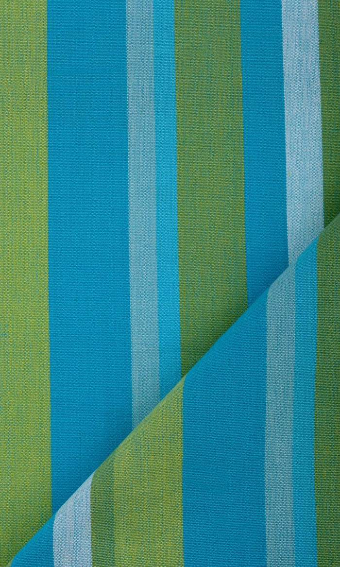 Cotton Made-to-Measure Curtains (Green/ Blue)