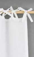 Pure Linen Home Décor Fabric By the Metre (White/ Ivory)