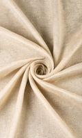 Plain Semi-Sheer Home Décor Fabric By the Metre (Pale Beige)