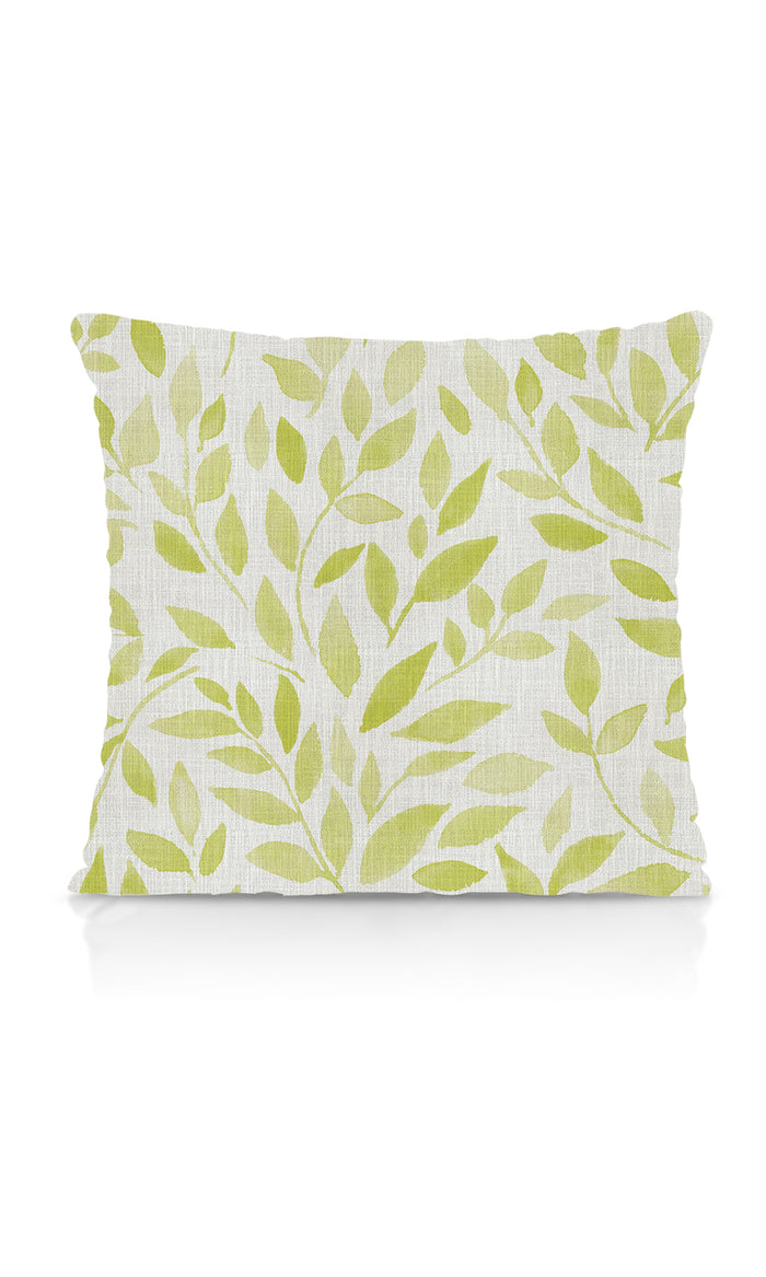 Botanical Print Home Textile Fabric Material By the Metre (White/ Green)