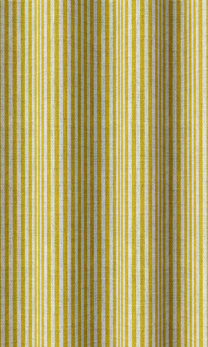 Striped Curtain Panels (Yellow)