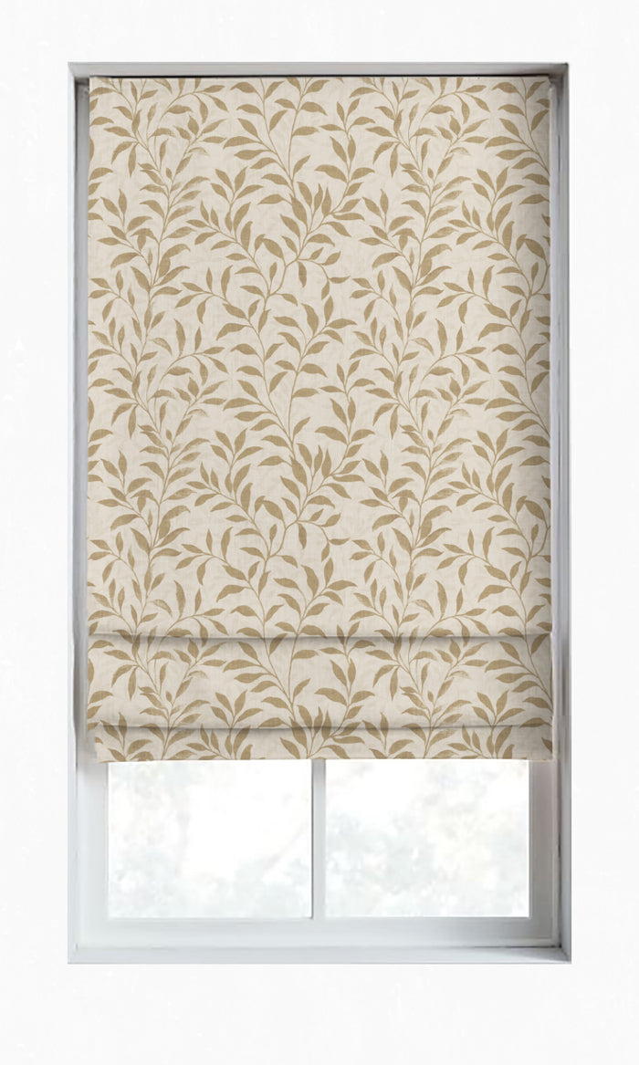 Dimout Floral Curtain Panels for Living, Bedroom, Kitchen, Bathroom Cream/ Beige)