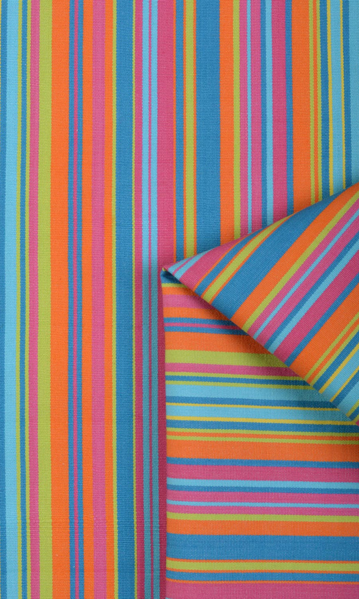 Cotton Window Treatments Fabric By the Metre (Pink/ Blue)