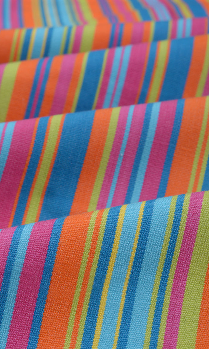 Cotton Fabric Material By the Metre (Pink/ Blue)