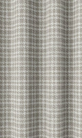 Modern Check Patterned Curtains (Warm Grey)