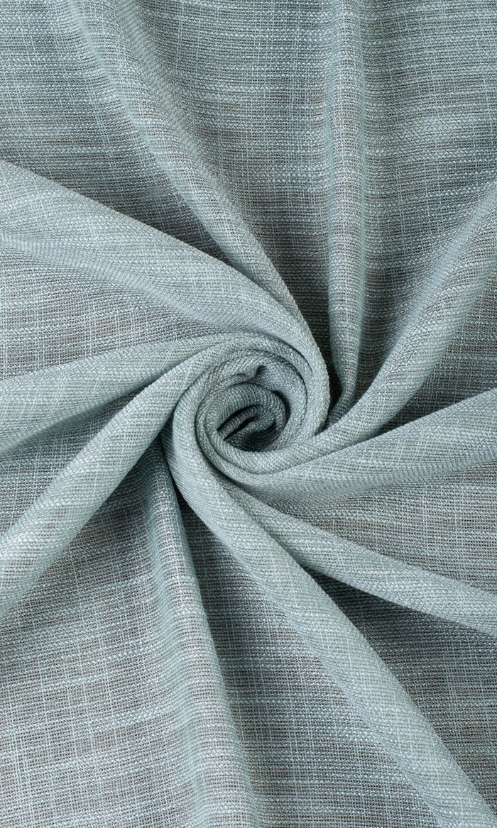 Textured Sheer Home Textile Fabric Material By the Metre (Cambridge Blue)