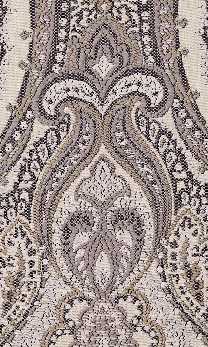 Damask Home Textile Fabric Material By the Metre (Gray/ Beige/ Charcoal)