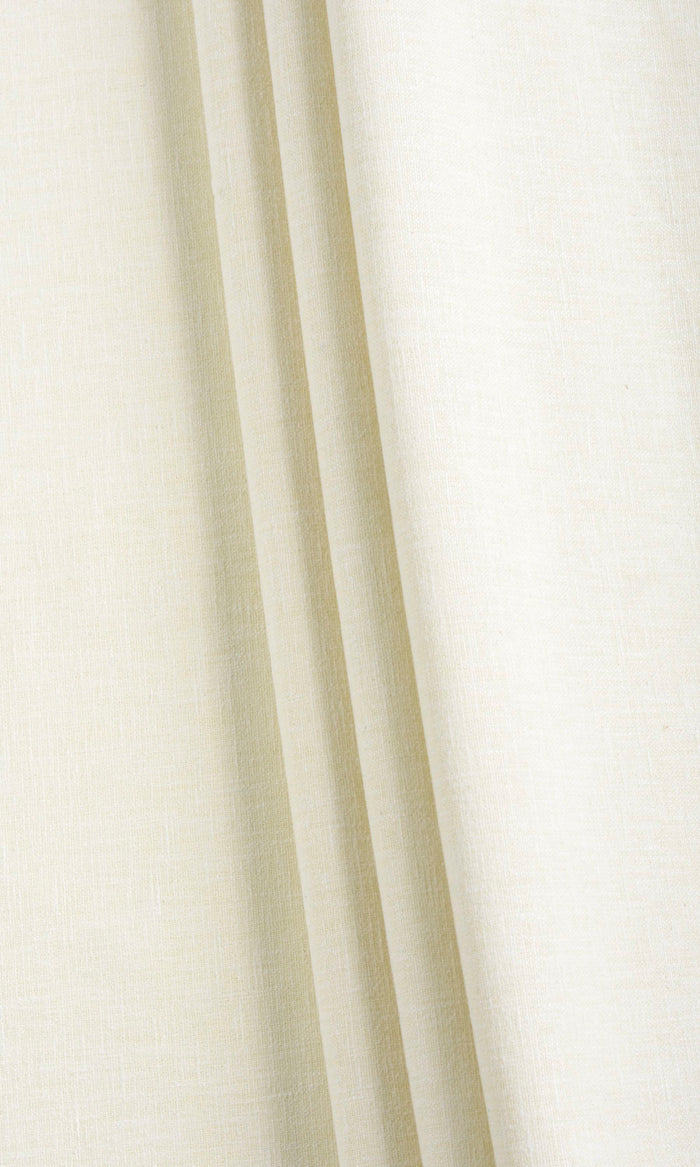 Linen Texture Curtains (Ivory) Extra Long Short Wide