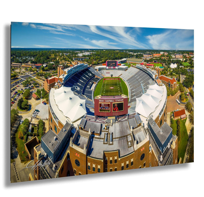 Florida State stadium art, Doak Campbell mid day photo, Seminole tradition print, FSU football wall decor, Unconquered aerial image, Fear the Spear art, college stadium Florida print, Tallahassee university photo, FSU campus fine art, Seminole Nation landscape