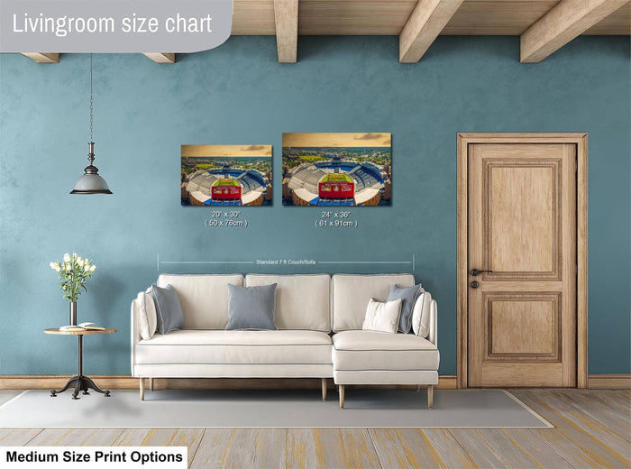 Florida State stadium wall art, Doak Campbell sunset print, FSU Seminoles aerial photo, Fear the Spear fine art, Unconquered stadium decor, Tallahassee sports photography, college football home print, Seminole legacy canvas, Florida State aerial stadium, FSU campus wall decor