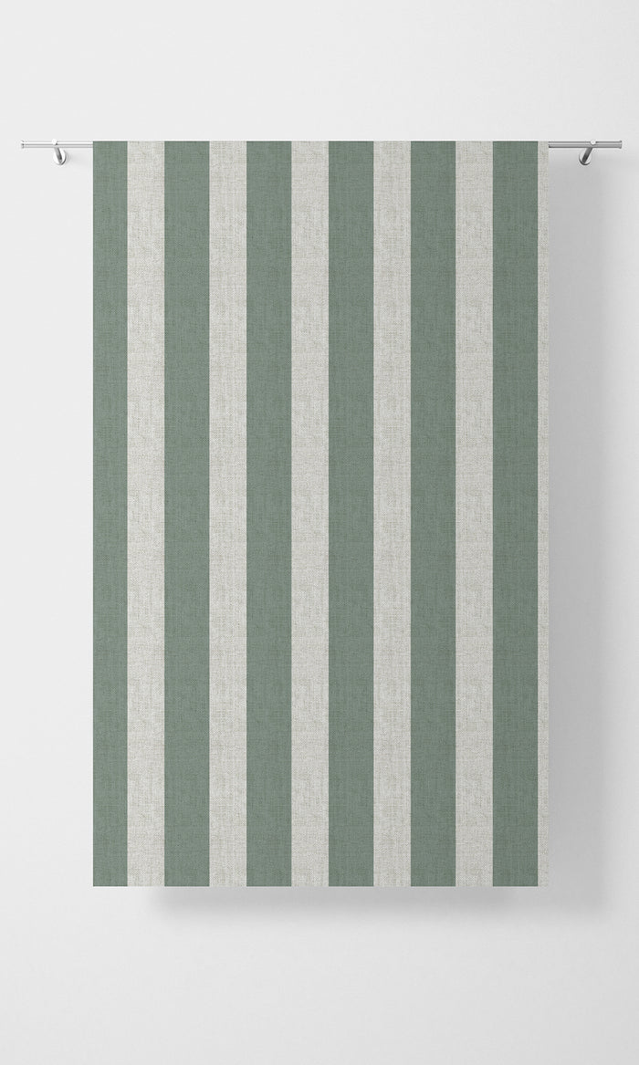 Geometric Print Pinch Pleat, Rod Pocket, Eyelet Curtains (Egg Blue/ White)