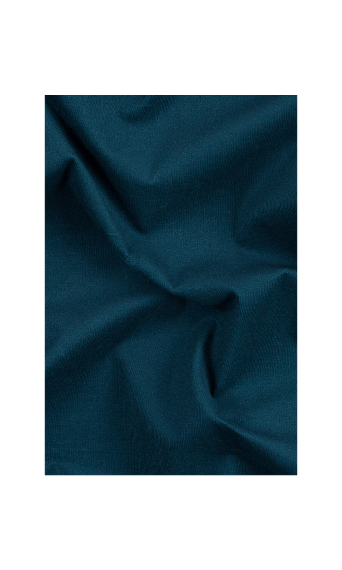Cotton Curtains for Living, Bedroom, Kitchen, Bathroom (Prussian Blue)