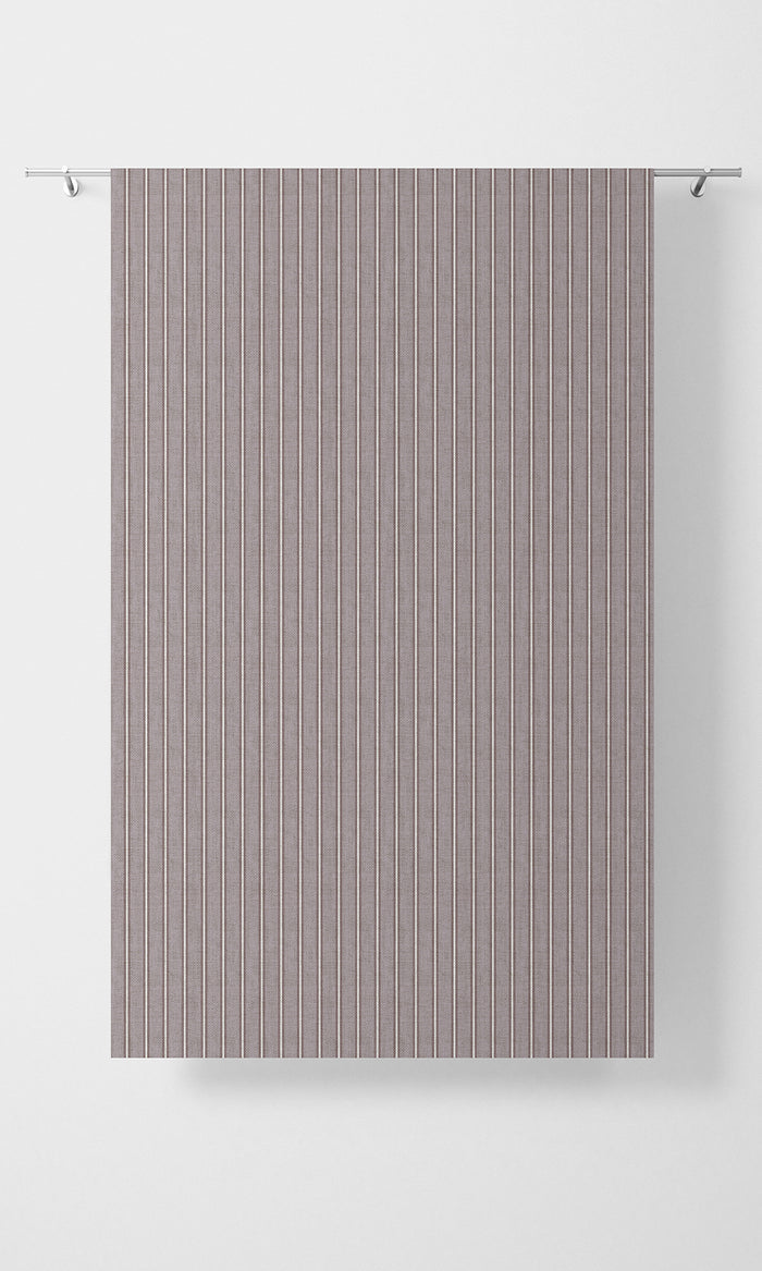 Modern Striped Curtains (Plum Purple) Extra Long Short Wide