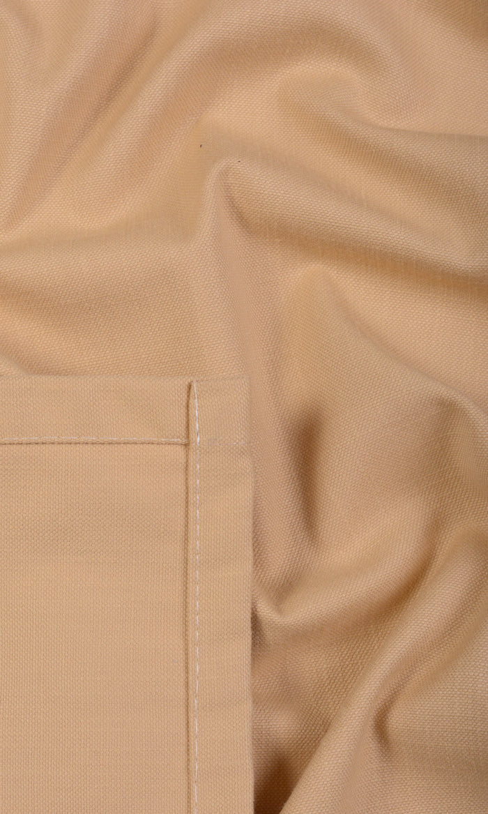 Poly-Cotton Curtain Panels (Salmon) Extra Long Short Wide