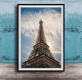 the Eiffel Tower, a famous landmark in Paris, France.