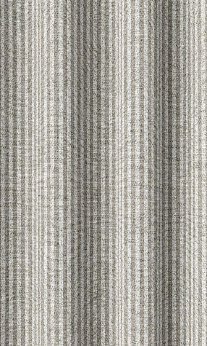 Modern Striped Home Décor Fabric By the Metre (Warm Grey)