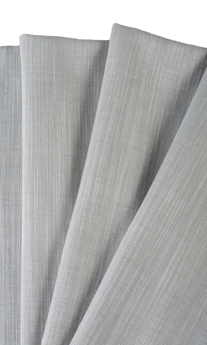 Plain Linen-Blend Fabric Material By the Metre (Gray)