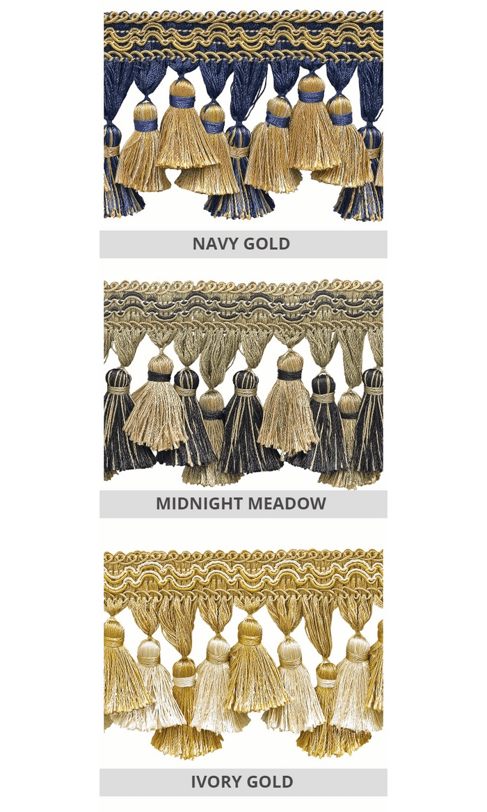 Tassel curtain trimming