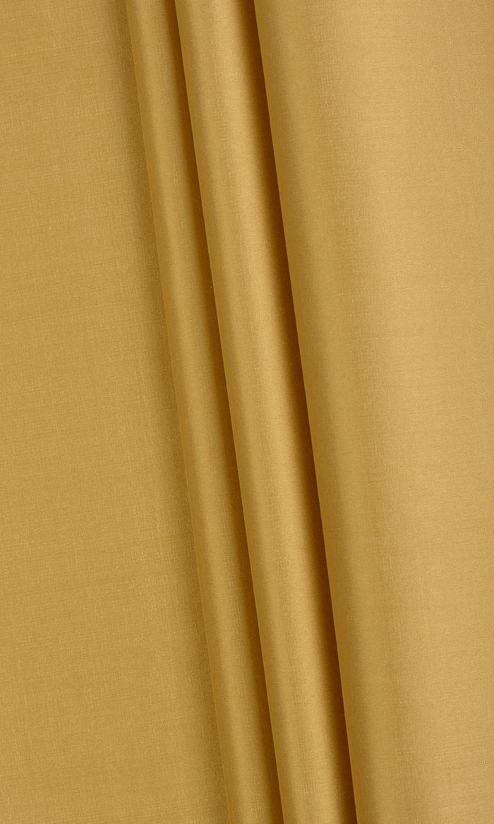 Shantung Silk Any Size Style Curtains (Ochre/ Burnt Yellow)