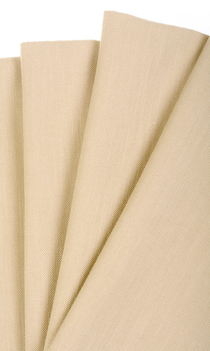 Poly-Cotton Curtains / Drapes / Window Drapery Panels (Beige)