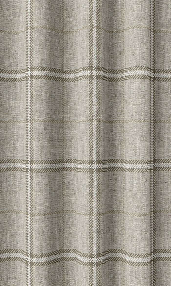 Striped Home Décor Fabric By the Metre (Warm Grey/ Beige)